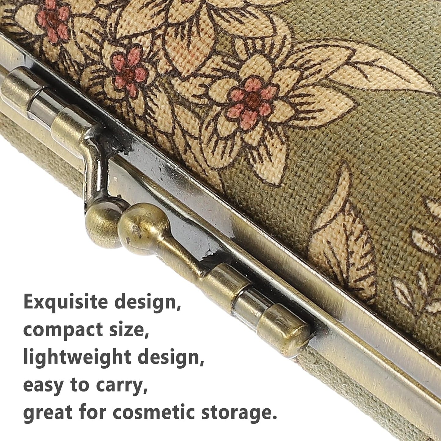 Elegant Lipstick Holder with Mirror - Delicate Retro Lipstick Organizer Case for Purse, Stylish Acrylic Lipstick Storage for Women