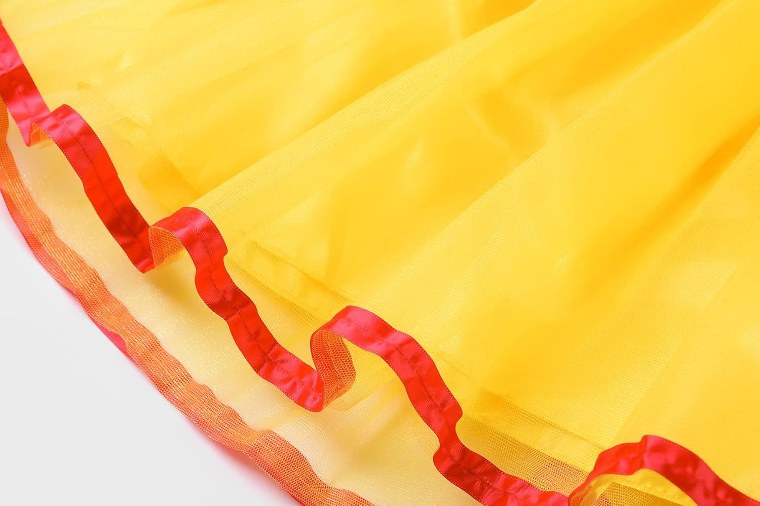 Girls Elastic Waist Backless Princess Dress Costume with Accessories, Yellow,130